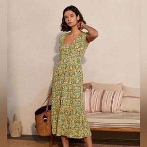 Boden Voop Cotton tiered dress